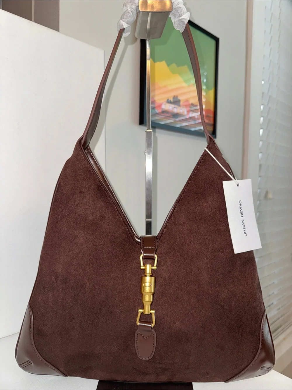 Urban Revivo Shoulder Hobo Bag Piston Clasp
